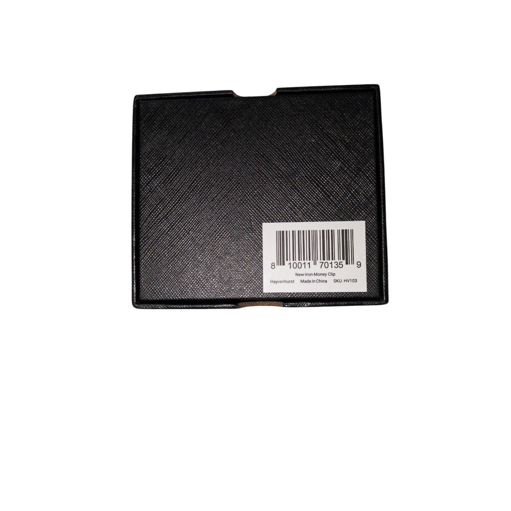 Hayvenhurst Wallet for Men Iron Slim RFID Blocking Metal Wallet with Money Clip - Picture 3 of 4